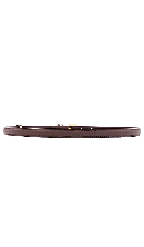 SHASHI Mia Skinny Belt in Brown - SHASHI - Modalova