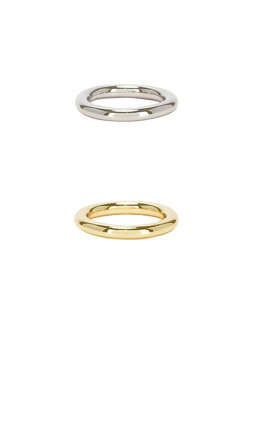 Connor Ring Set in Metallic . - size 5 (also in 6) - SHASHI - Modalova