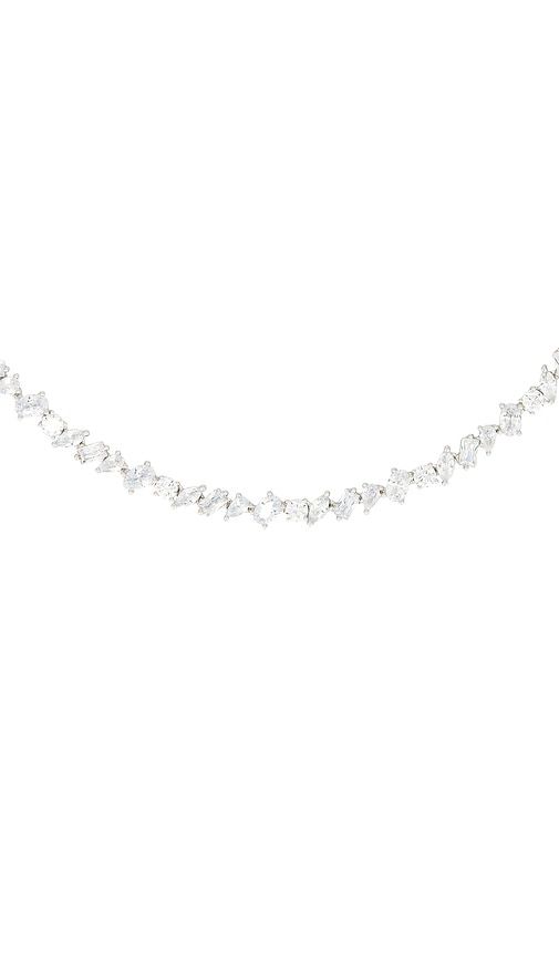 Pear Diamond Tennis Necklace in Metallic - SHASHI - Modalova