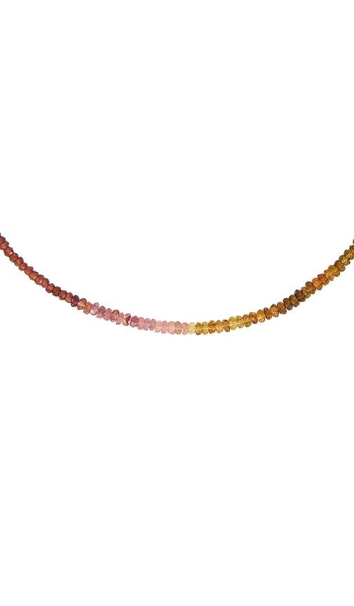 Aisha Gemstone Necklace in Green - SHASHI - Modalova
