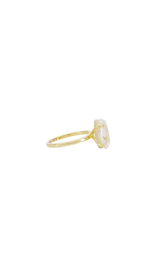 Oval Travel Ring in Metallic . - size 6 (also in 5, 7, 8) - SHASHI - Modalova