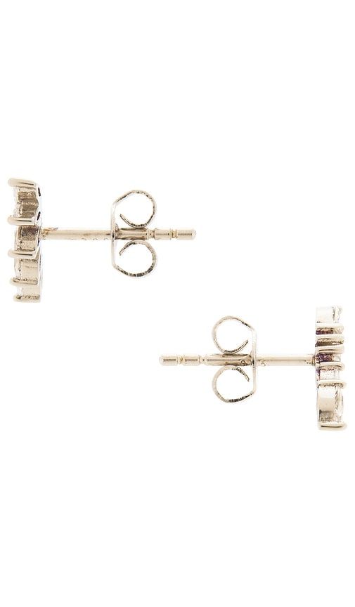 Fallen Leaf Ear Climber in Metallic - SHASHI - Modalova