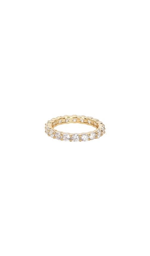 Eternity Band Ring in Metallic . - size 5 (also in 6, 8) - SHASHI - Modalova