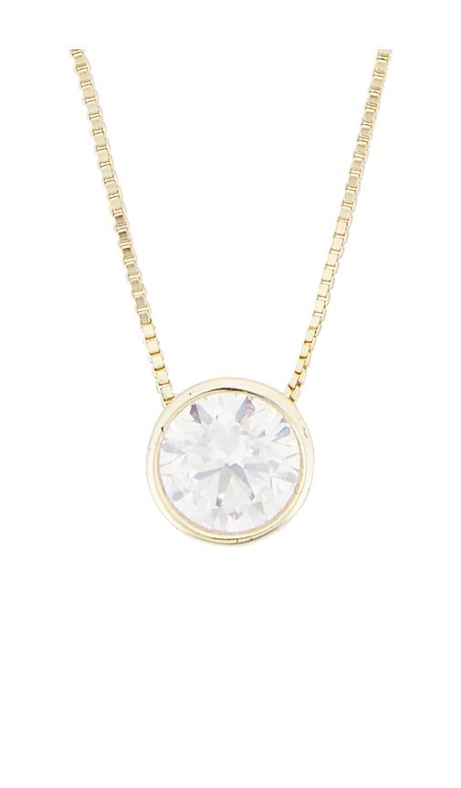 Bezel Necklace in Metallic - SHASHI - Modalova