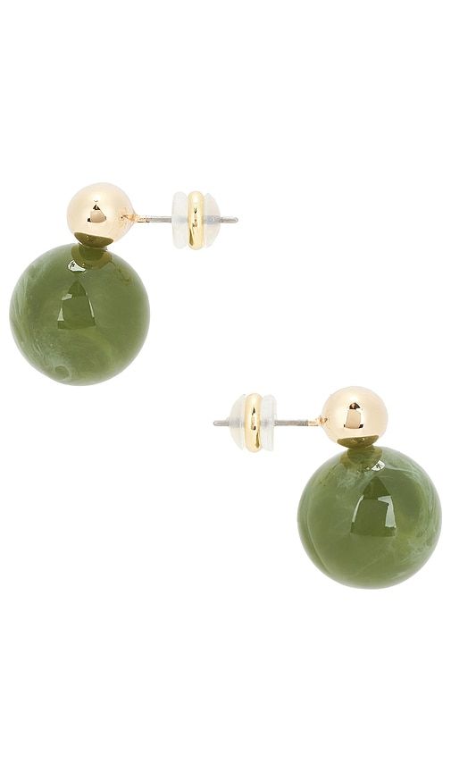 Alice Gemstone Earring in Beige - SHASHI - Modalova