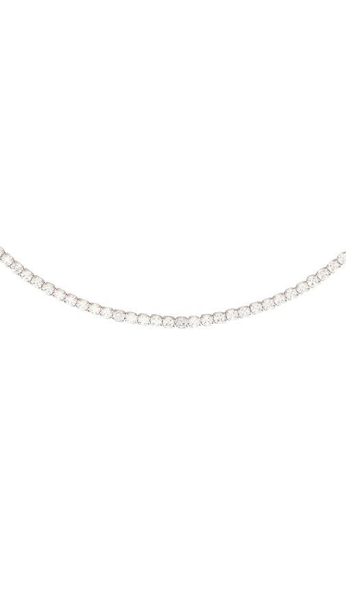 Nikita Half Necklace in Metallic - SHASHI - Modalova
