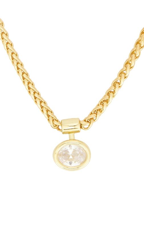 Olympia Diamond Necklaace in Metallic - SHASHI - Modalova