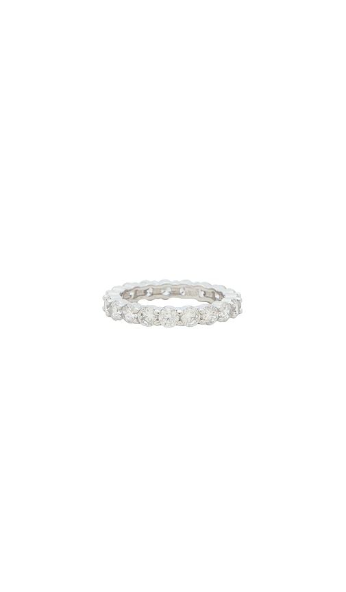 Medium Diamond Tennis Ring in Metallic . - size 6 (also in 7, 8) - SHASHI - Modalova