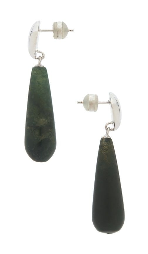 SHASHI Sage Drop Earring in Green - SHASHI - Modalova
