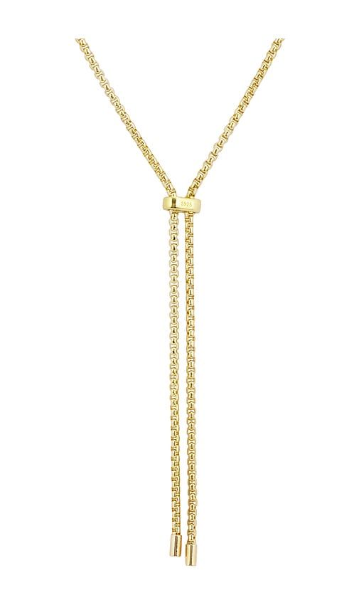 Bolo Chain Nacklece in Metallic - SHASHI - Modalova