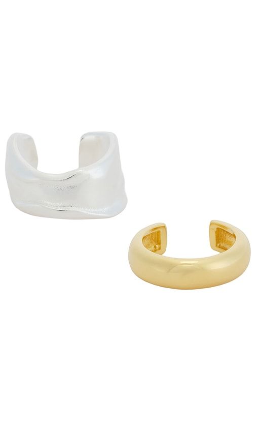 Plaisir Ear Cuff Set in Metallic ,Metallic - SHASHI - Modalova