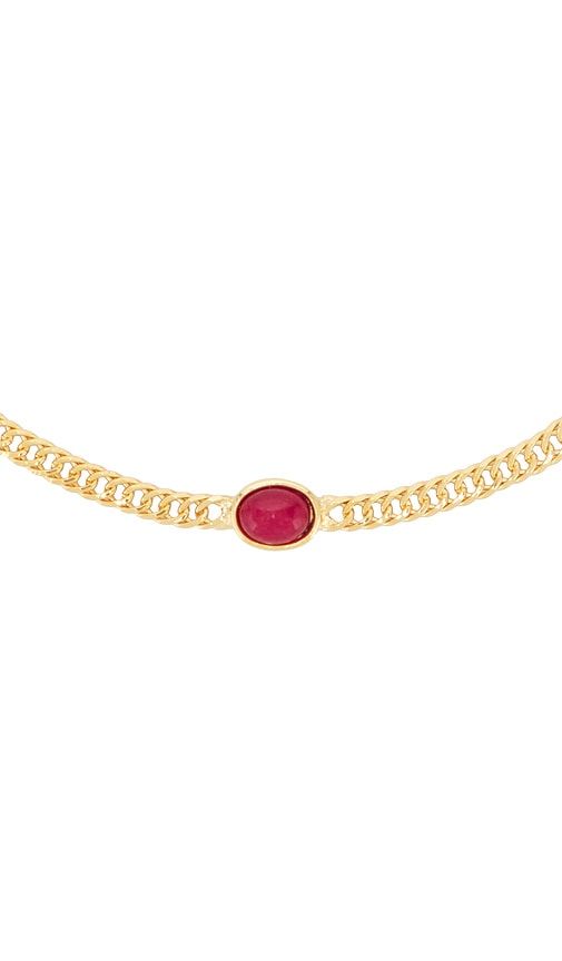 Casa Gemstone Necklace in Metallic - SHASHI - Modalova
