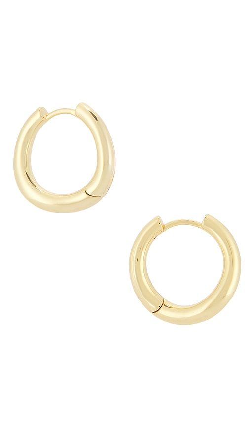 Lennox Hoop Earrings in Metallic - SHASHI - Modalova
