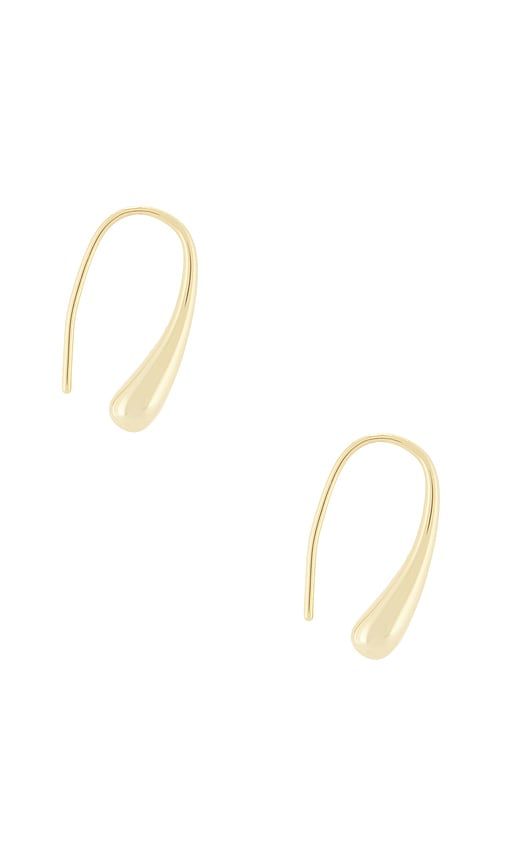 Mia French Hook Earring in Metallic - SHASHI - Modalova