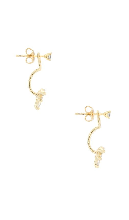 Marquise Ear Jacket in Metallic - SHASHI - Modalova