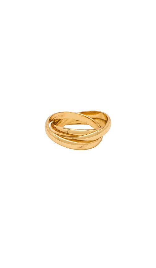 Leah Ring in Metallic . - size 6 (also in 5, 7, 8) - SHASHI - Modalova