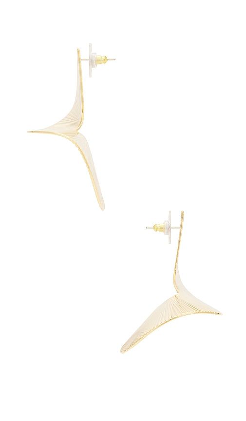 Earring in Metallic - SHASHI - Modalova