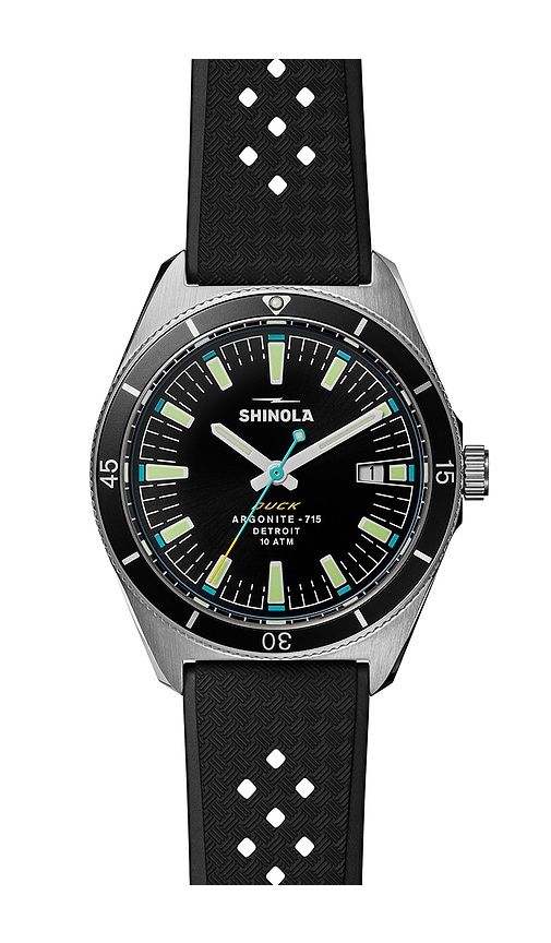 Shinola Duck 40mm Watch in Black - Shinola - Modalova