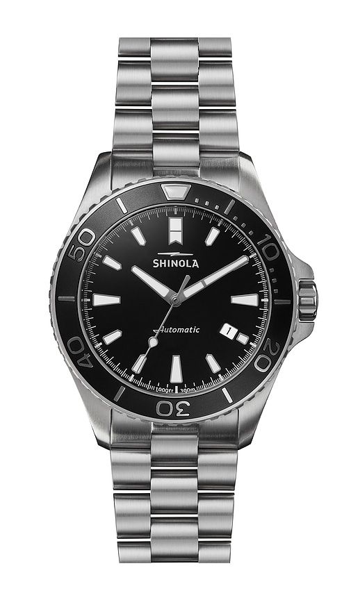 Shinola 43mm Monster in Black - Shinola - Modalova
