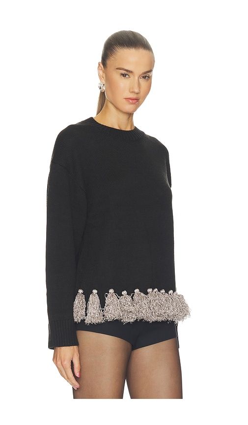 Roni Metallic Tassel Sweater in . Taglia M. Also in S, XS - SIMONMILLER - Modalova