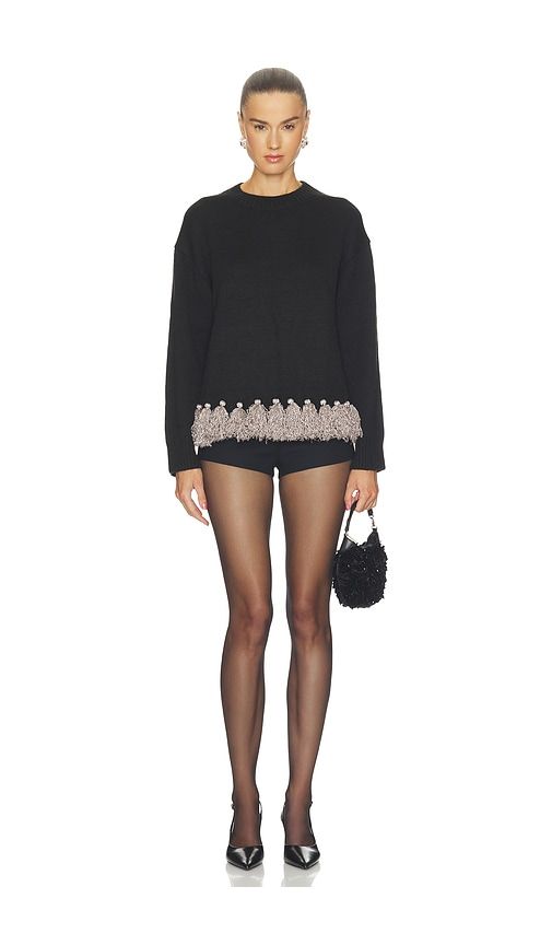Roni Metallic Tassel Sweater in . Taglia M. Also in S, XS - SIMONMILLER - Modalova