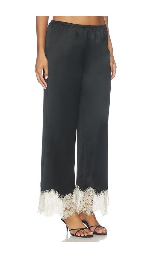 Nella Satin Lace Pant in . - size L (also in S, XS) - SIMONMILLER - Modalova
