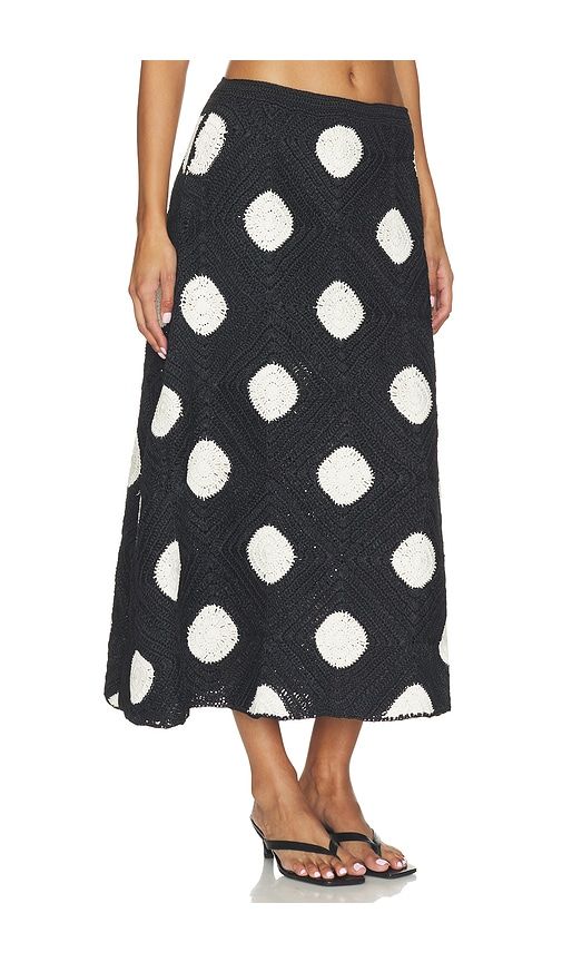 Zorah Crochet Skirt in & White. - size L (also in M, S, XL, XS) - SIMONMILLER - Modalova