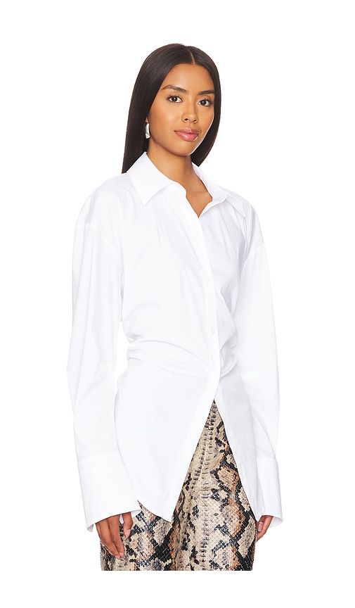 Loch Button Up Shirt in White. - size L (also in M, S, XL, XS) - SIMONMILLER - Modalova