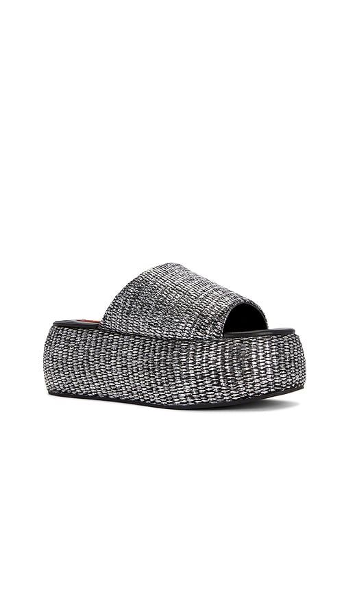 Cloudy Platform Sandal in Metallic , grey. - size 38 (also in 40) - SIMONMILLER - Modalova
