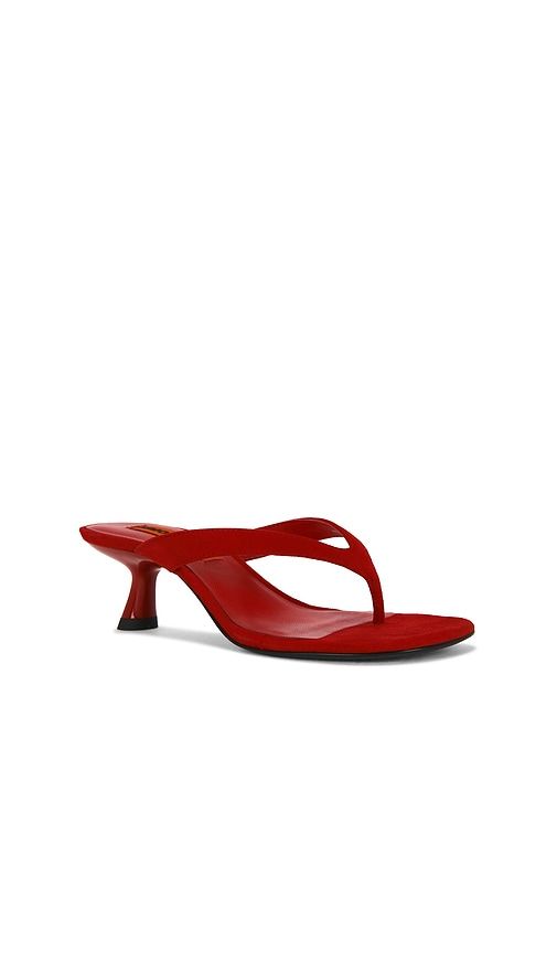 Suede Beep Thong in Red. - size 35 (also in 36, 37, 38, 39, 40, 41) - SIMONMILLER - Modalova