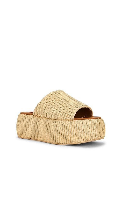 Raffia Cloudy Platform in Nude. - size 36 (also in 37, 38, 39, 40) - SIMONMILLER - Modalova