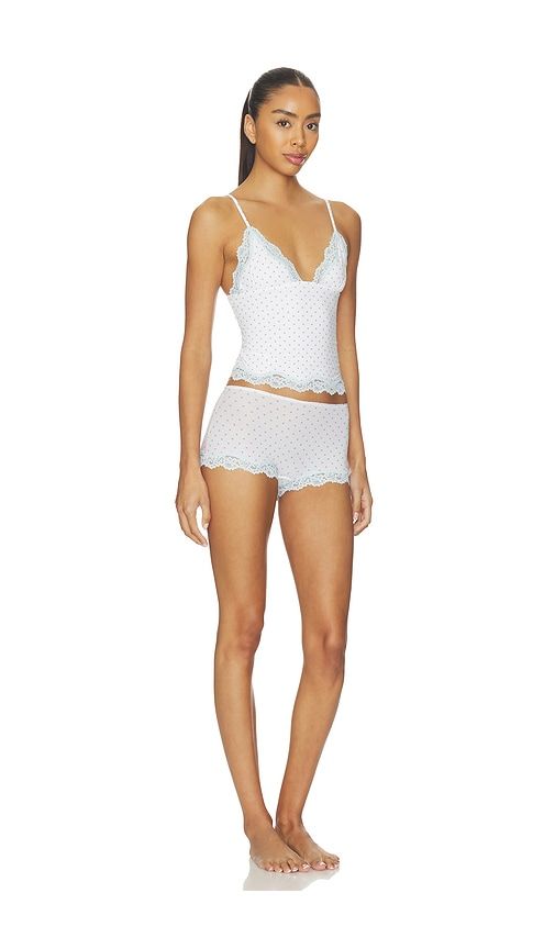 Fits Everybody Lace Triangle Cami & Boyshort Set in White,Baby Blue. - size 2X (also in XXL) - SKIMS - Modalova