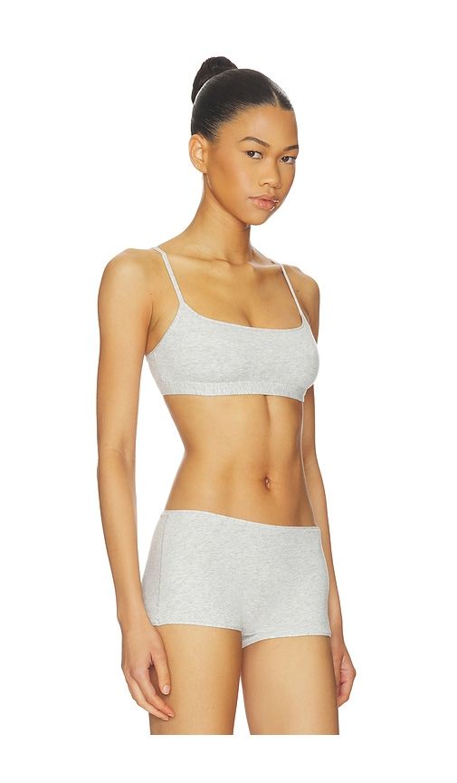 Everyday Cotton Scoop Bralette in Light Grey. - size XXL (also in XXS) - SKIMS - Modalova