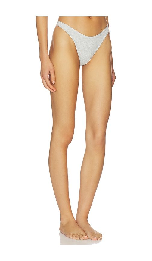 Everyday Cotton Thong in Light Grey. - size L (also in M, S, XL, XS, XXL) - SKIMS - Modalova