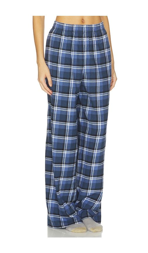 Sleep Flannel Oversized Pant in Blue. - size L (also in M, S, XL, XS, XXS) - SKIMS - Modalova