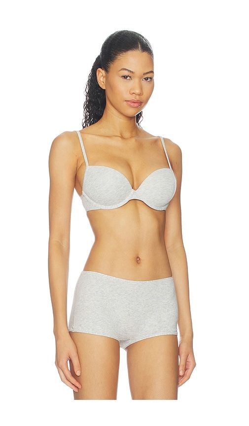 Everybody Cotton Lightly Lined Demi Bra in Light Grey. - size 32B (also in 32C, 32D, 32DD, 34A, 34C, 34D, 34DD, 36B, 36C, 36D, 36DD) - SKIMS - Modalova