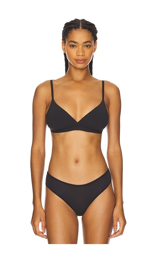 Fits Everybody Crossover Bralette 2 Pack in Black. - size S (also in XS, XXL, XXS) - SKIMS - Modalova