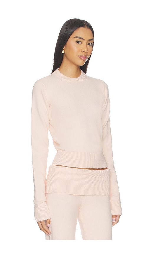 Wool Cashmere Crew Neck Sweater in Pink. - size L (also in M, XXS) - SKIMS - Modalova