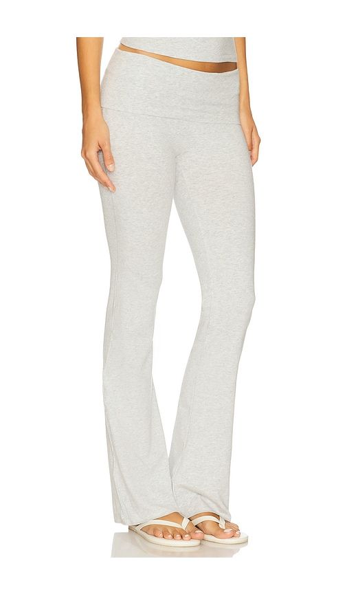 Cotton Jersey Foldover Pant in Light Grey. - size L (also in M, S) - SKIMS - Modalova