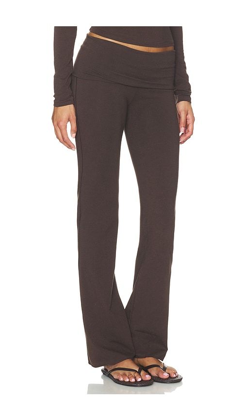Cotton Jersey Foldover Pant in Brown. - size L (also in M, S, XL, XS, XXS) - SKIMS - Modalova