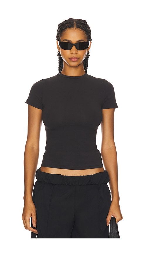 Cotton Jersey 2 Pack T-Shirt in Black. - size M (also in S, XS, XXS) - SKIMS - Modalova