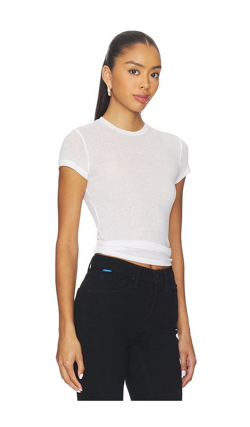 Sheer Cotton Crewneck Standard T-Shirt in White. - size L (also in M, S, XL) - SKIMS - Modalova