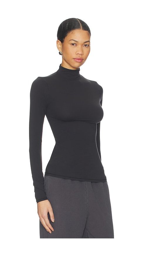 Fits Everybody Turtleneck Top in Black. - size L (also in XL, XS) - SKIMS - Modalova