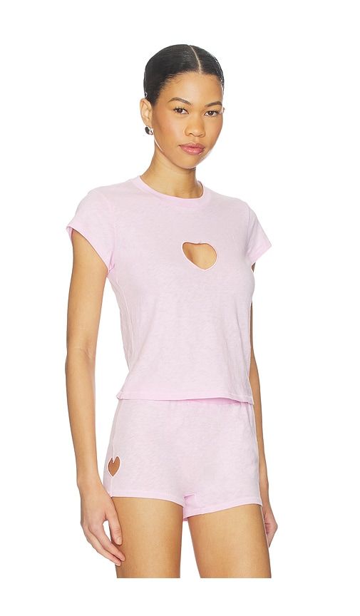 Worn in Jersey Baby T-shirt in Pink. - size S (also in XS) - SKIMS - Modalova