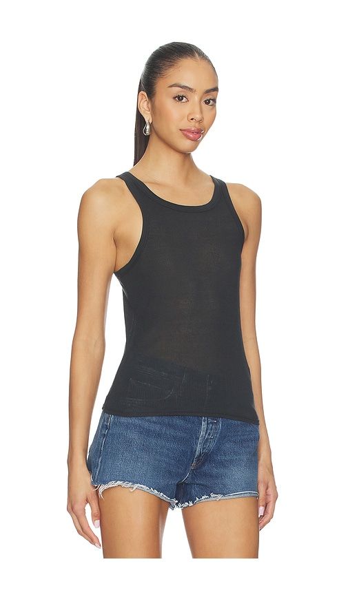 Sheer Cotton Tank in Black. - size L (also in M, S) - SKIMS - Modalova