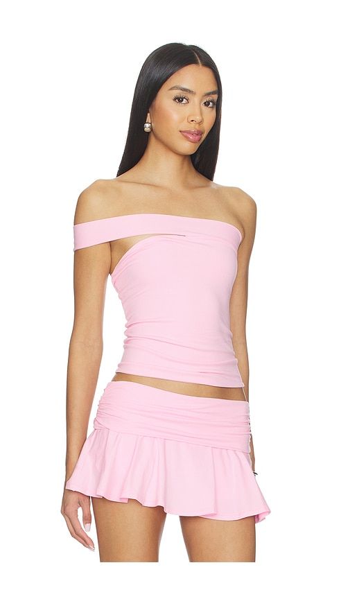 Cotton Jersey One Shoulder Tube Top in Pink. - size M (also in S, XL) - SKIMS - Modalova