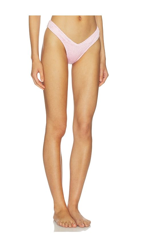 Satin Swim Bikini Bottom in Pink. - size L (also in M, S, XS) - SKIMS - Modalova