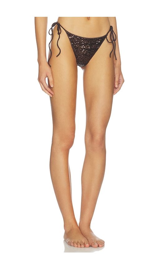 Classic Swim Bikini Bottom in Brown. - size L (also in M, XL) - SKIMS - Modalova