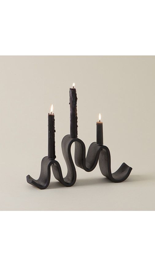 SIN Wyat Candelabra in Black - SIN - Modalova