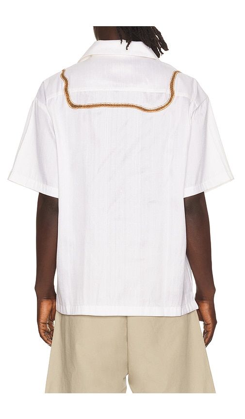Naka Silk Shirt in Cream. - size L (also in M, S, XL/1X) - Sanea - Modalova